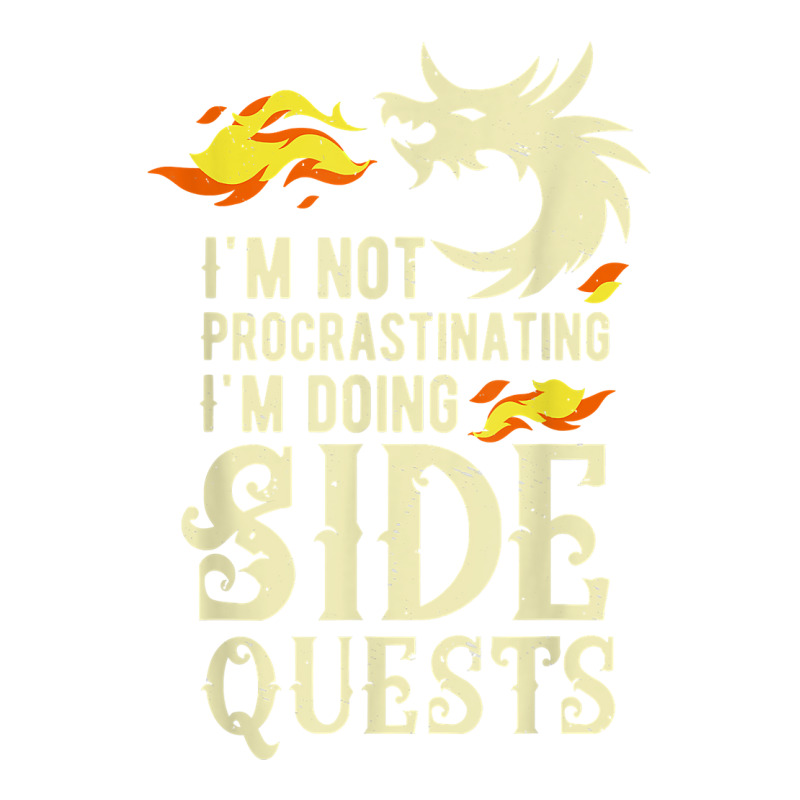 I'm Not Procrastinating I'm Doing Side Quests Funny Dragon T Shirt Youth Tee by fallenafsericebe | Artistshot