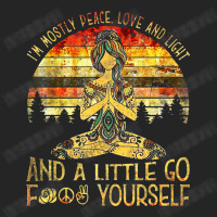 I'm Mostly Peace Love And Light Unisex Hoodie | Artistshot