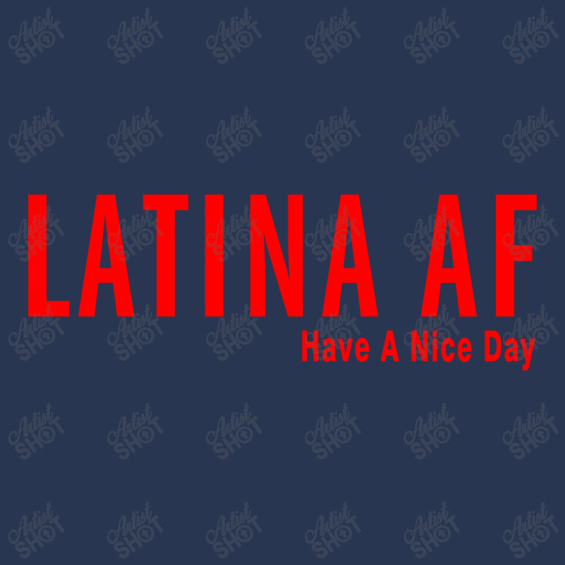 Latina Af Have A Nice Day Ladies Denim Jacket by redberries | Artistshot