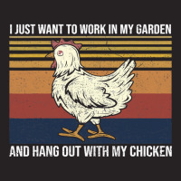 I Just Want To Work In My Garden And Hang Out Chicken 128 Vintage Cap | Artistshot