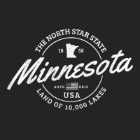 Minnesota North Star State Souvenir 10000 Lakes Gift T Shirt 3/4 Sleeve Shirt | Artistshot