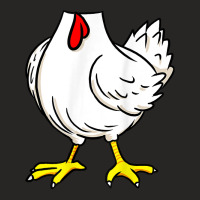 Chicken Funny Farm Animal, Farming Halloween Costume T Shirt Ladies Fitted T-shirt | Artistshot