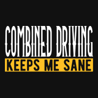 Horse T Shirt Combined Driving Keeps Me Sane I Carriage I Horse Carria Baby Bibs | Artistshot