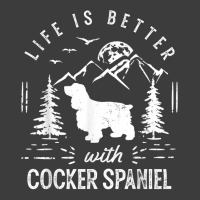 Cocker Spaniel Life Better Mom Dad Dog T Shirt Men's Polo Shirt | Artistshot