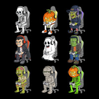 Gaming Halloween Skeleton Vampire Gamer Zombie Boys Kids T Shirt Cropped Hoodie | Artistshot