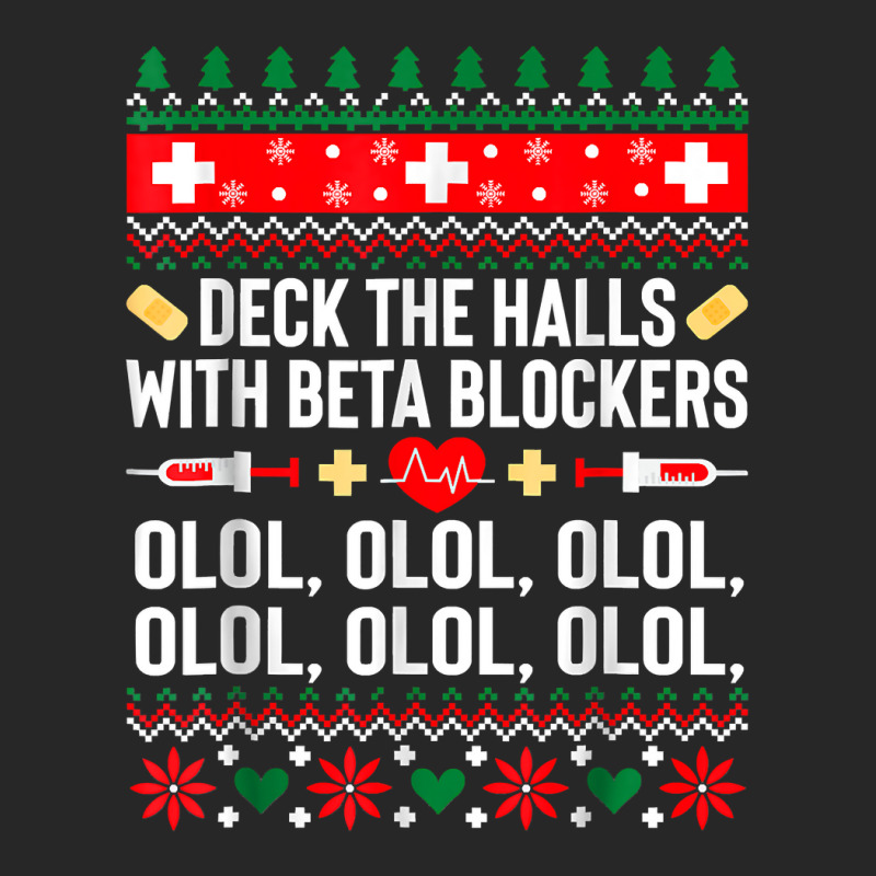 Deck The Halls With Beta Blockers Nurse Christmas Ugly Xmas T Shirt Women's Pajamas Set by LoriMccarty89 | Artistshot