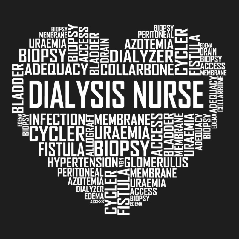 Dialysis Nurse Heart Gift Proud Dialysis Nurse Gifts T Shirt Classic T-shirt by LoriMccarty89 | Artistshot