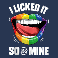 I Licked It So It's Mine Funny Lesbian Gay Pride Lgbt Flag Tank Top Ladies Denim Jacket | Artistshot