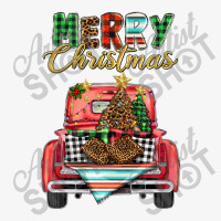 Merry Christmas Truck Ladies Fitted T-shirt | Artistshot