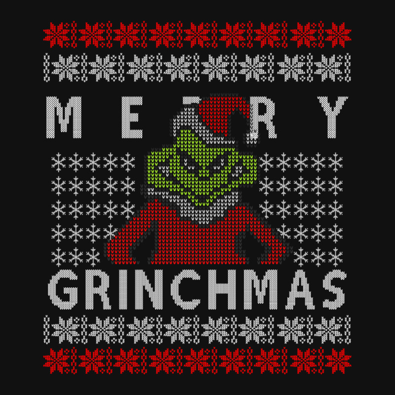 Ugly Christmas Merry Grinchmas Landscape Canvas Print | Artistshot