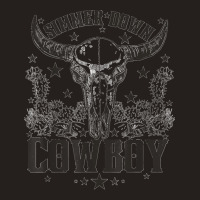 Western Bull Skull Simmer Down Cowboy Cowgirl Country Tank Top | Artistshot