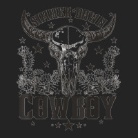 Western Bull Skull Simmer Down Cowboy Cowgirl Country 3/4 Sleeve Shirt | Artistshot