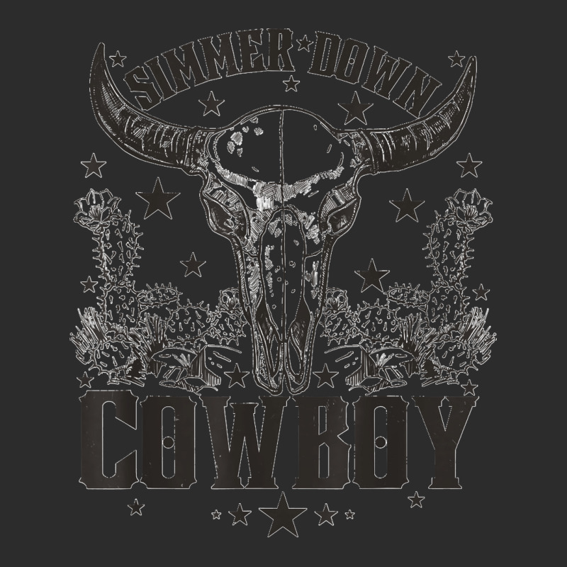 Western Bull Skull Simmer Down Cowboy Cowgirl Country Exclusive T-shirt | Artistshot