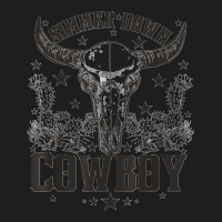 Western Bull Skull Simmer Down Cowboy Cowgirl Country Classic T-shirt | Artistshot