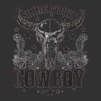 Western Bull Skull Simmer Down Cowboy Cowgirl Country Vintage Hoodie | Artistshot