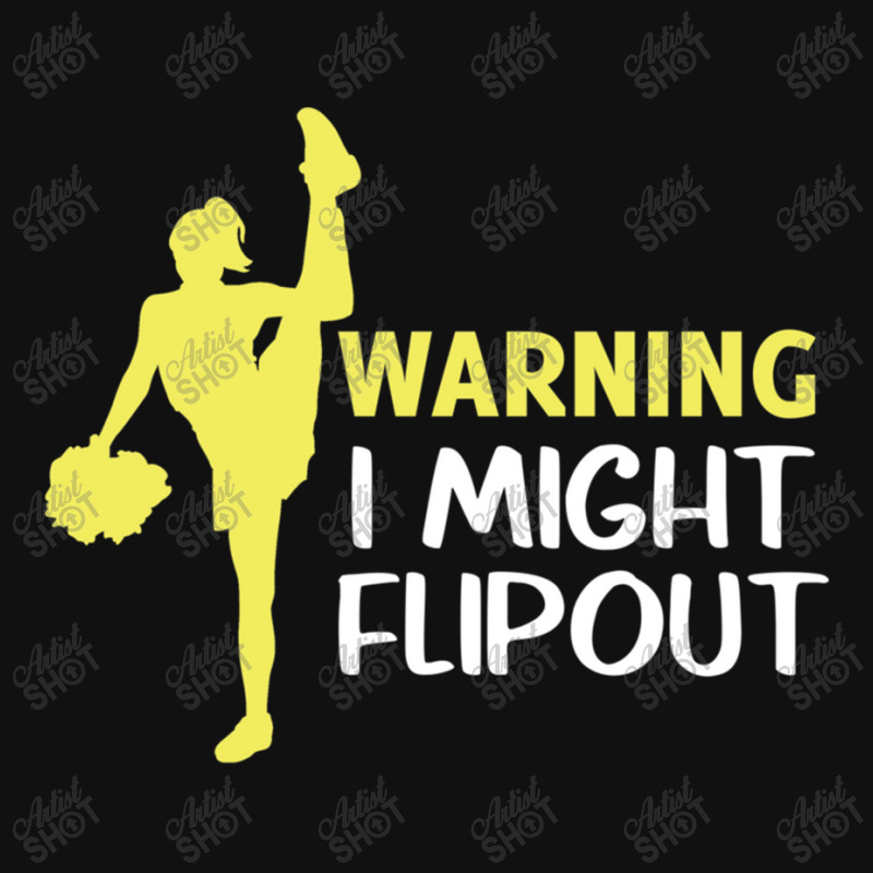 Funny Cheerleader Warning I Might Flip Out Dancing Squad Rear Car Mat | Artistshot