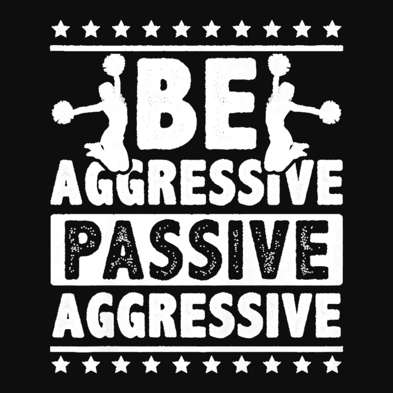 Womens Be Aggressive Passive Aggressive Gymnast Cheerleader Sports Pre Crop Top by EaglesonBonnie | Artistshot