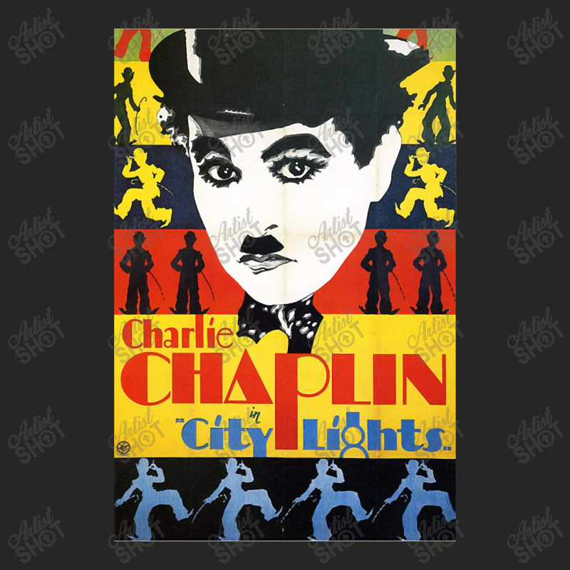 Gifts Idea Chaplin Man Mens Womens Ladies Fitted T-Shirt by ElisaArtists | Artistshot