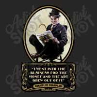 Graphic Picture Chaplin Man Day Gift Ladies Fitted T-shirt | Artistshot