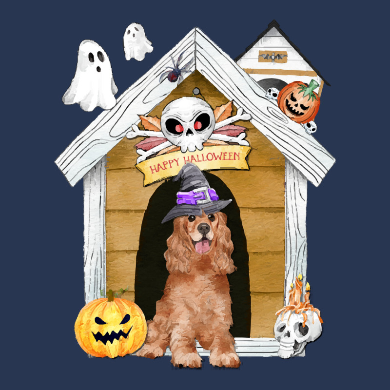 Funny Halloween Cocker Spaniel Dog T  Shirt Halloween Cocker Spaniel D Men Denim Jacket by cauliflowermortgage | Artistshot