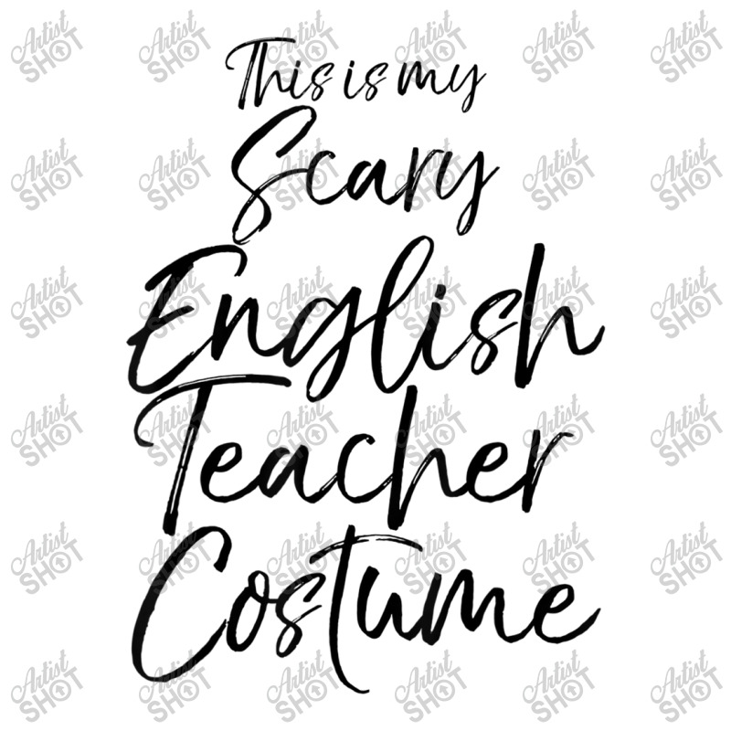 Cute Teaching Quote This Is My Scary English Teacher Costume Gift Men V-neck Tee | Artistshot