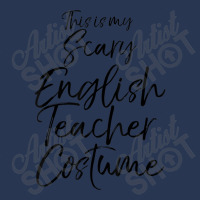 Cute Teaching Quote This Is My Scary English Teacher Costume Gift Men Men Denim Jacket | Artistshot