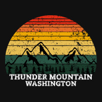 Thunder Mountain T  Shirt Thunder Mountain Washington T  Shirt Baby Bibs | Artistshot