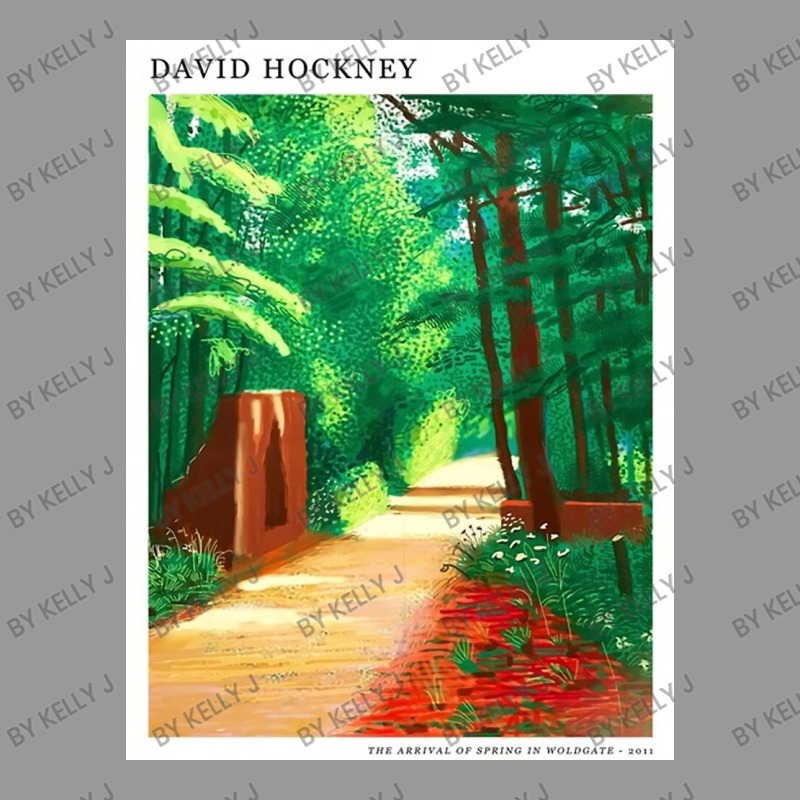 David The Arrival Hockney Of Spring Unisex Hoodie by Kelly J | Artistshot