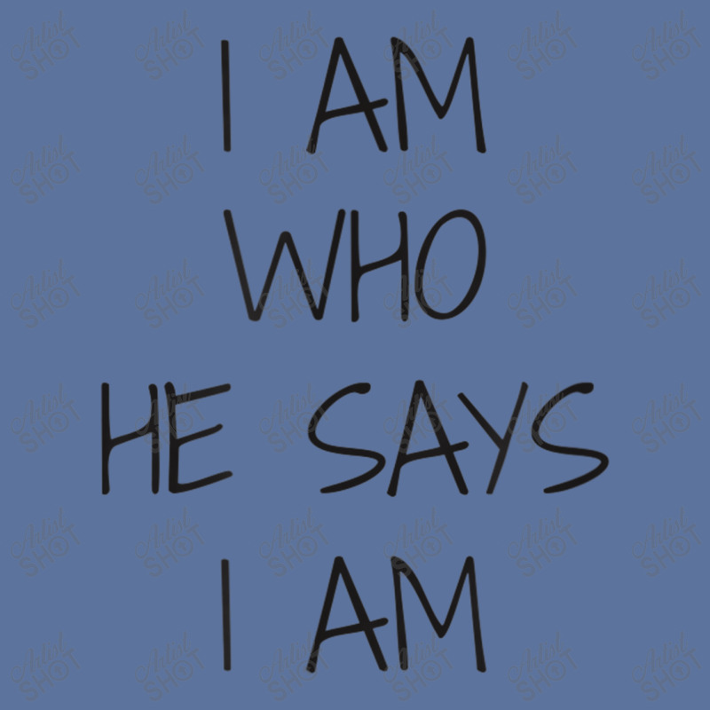 I Am Who He Says I Am Christian Statement Identity Funny Men Lightweight Hoodie | Artistshot