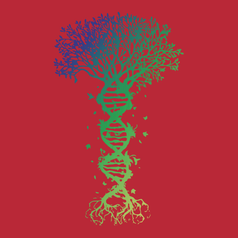 Dna Tree T  Shirt D N A Tree Of Life Genetics Colorful Biology Science Women's V-Neck T-Shirt by improbablerecent | Artistshot