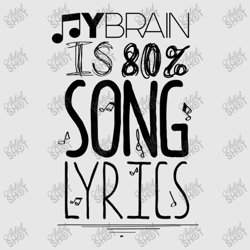 My Brain Is 80 Song Lyrics Music Lover Novelty Tee Day Gift Hoodie & Jogger set by CaleDesign | Artistshot