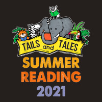 Summer Reading 2021 Tails And Tales Librarian Prize Tank Top | Artistshot