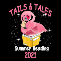 Tails And Tales Summer Reading 2021 Flamingo Book Lovers V-neck Tee | Artistshot