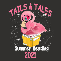 Tails And Tales Summer Reading 2021 Flamingo Book Lovers Champion Hoodie | Artistshot