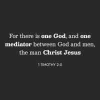 There Is One Mediator Christian Bible Verse 1 Timothy 25 T Shirt Printed Hat | Artistshot