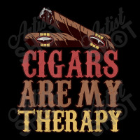 Funny Cigar Smoker Design Cigars Are My Therapy Gift Women My Favorite Legging | Artistshot