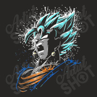 Goku Powder Ladies Fitted T-shirt | Artistshot