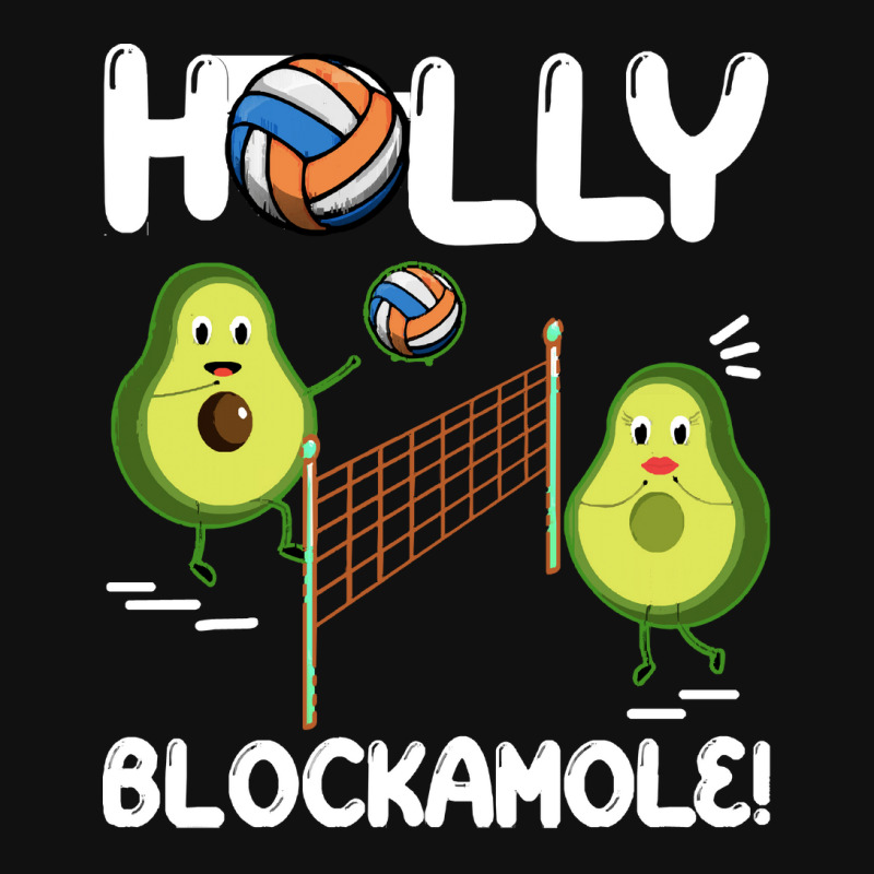 Holy Blockamole T  Shirt Funny Avocado Volleyball Holy Blockamole Guac Baby Beanies by flinkpleat | Artistshot