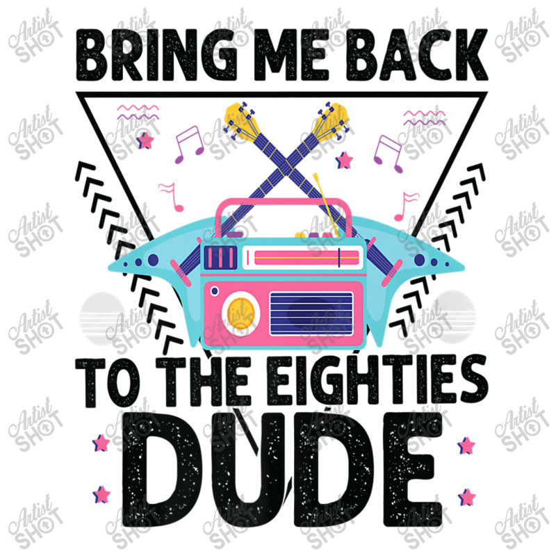 Bring Me Back To The Eighties Dude - Retro 80's Costume Cartoon Charac Men's Long Sleeve Pajama Set | Artistshot