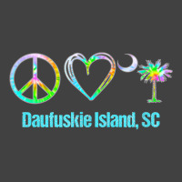 Peace Love Daufuskie Island South Carolina Tie Dye Palm Moon T Shirt Vintage T-shirt | Artistshot