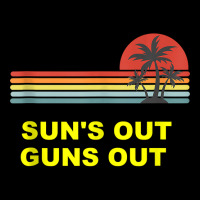 Sun's Out Guns Out Bodybuilding Summer Meme Weightlifting Tank Top Cropped Sweater | Artistshot