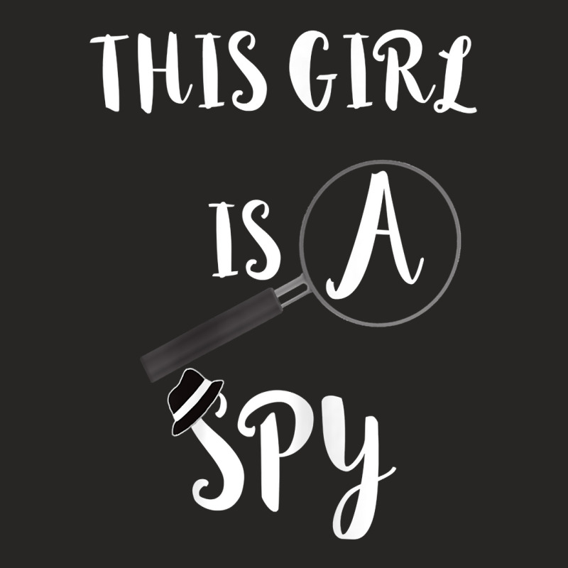 This Girl Is A Spy Costume Investigate Detective T Shirt Ladies Fitted T-Shirt by uekirstockpg | Artistshot