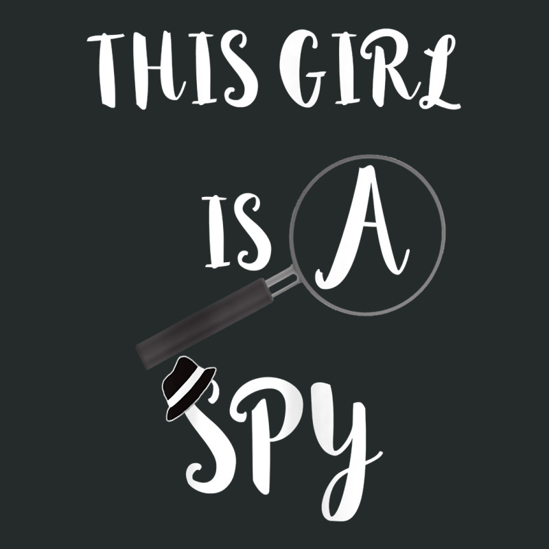 This Girl Is A Spy Costume Investigate Detective T Shirt Women's Triblend Scoop T-shirt by uekirstockpg | Artistshot