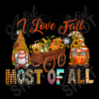 Western Gnomes Pumpkin I Think I Love Fall Most Of All Pocket T-shirt | Artistshot