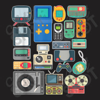 80s 90s Video Game Retro Vintage Classic Arcade Painting T-shirt | Artistshot