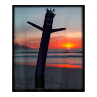 Sunset Wacky Waving Inflatable Tube Man Air Dancer Long Sleeve Shirts | Artistshot