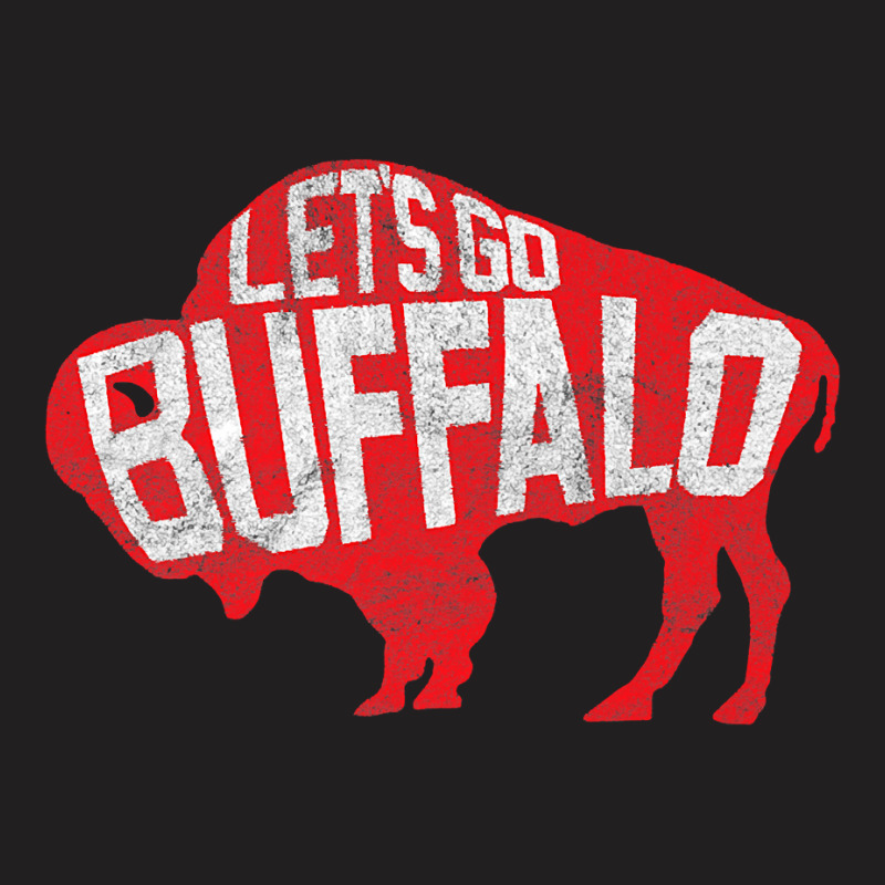 Let's Go Buffalo   Ny New York Retro Sports City Fan Love Premium T Sh T-shirt | Artistshot