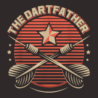 Mens The Dartfather Dartboard Dart Player Bullseye Best Dad Ever T Shi Racerback Tank | Artistshot