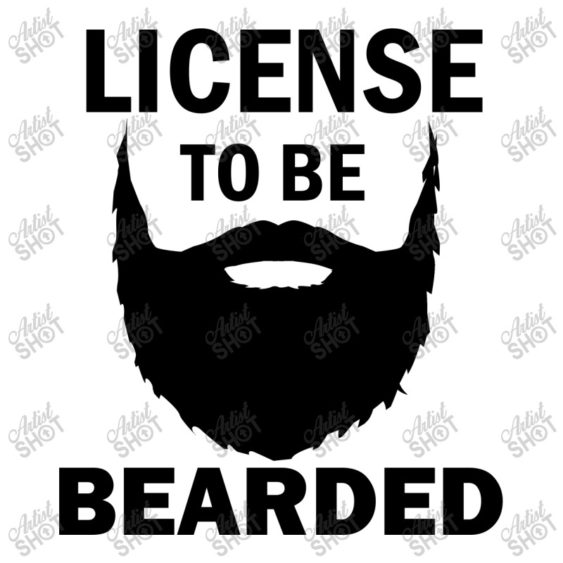 License To Be Bearded Youth Zipper Hoodie | Artistshot