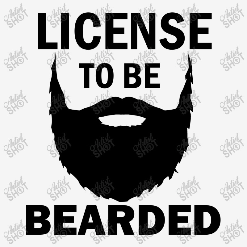 License To Be Bearded Youth 3/4 Sleeve | Artistshot